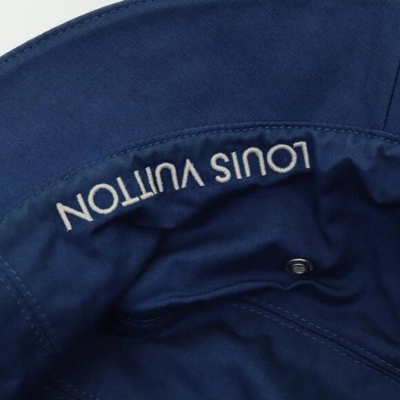 LOUIS VUITTON Monogram Hat Cotton Denim Blue - Picture 11 of 13